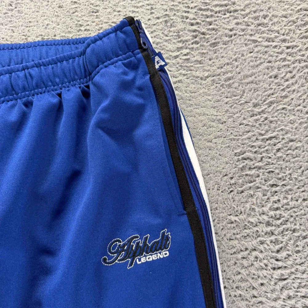 Vintage Starter Asphalt Legend Pant Mens 2XL Blue Polyester Track Tapered Sports